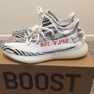 yeezy zebra size 9